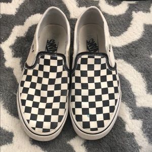 checkered vans